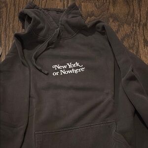 New York or Nowhere Black Hoodie